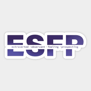 ESFP Personality Sticker